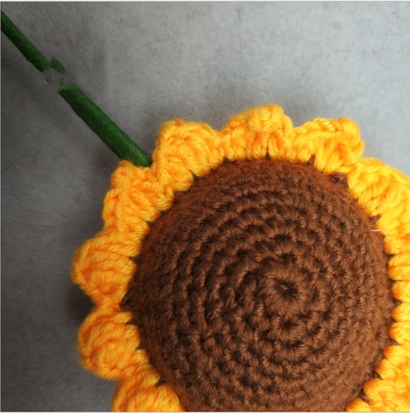 Подсолнух ручной работы детская мягкая плюшевая игрушка кукла милый спящий