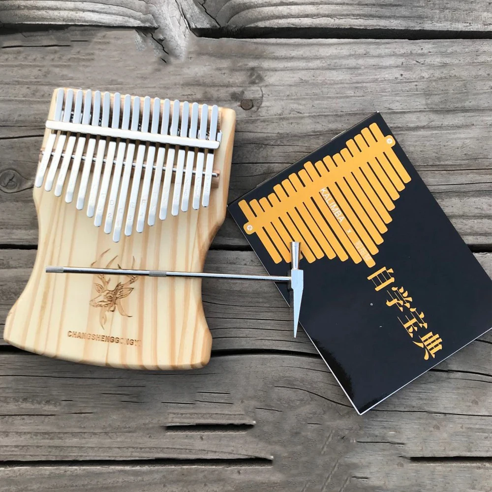 17 клавиш Kalimba большой пианино высококачественный деревянный корпус музыкальный