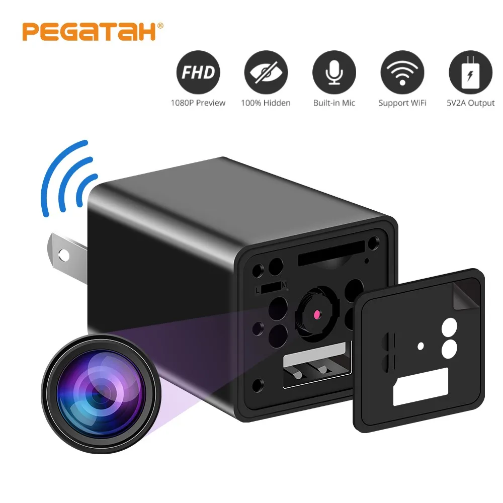 

Mini wifi camera 1080P Plug USB Charger Camcorder Video recorder Wireless Portable Camera Security Power Adapter Mini Camcorder