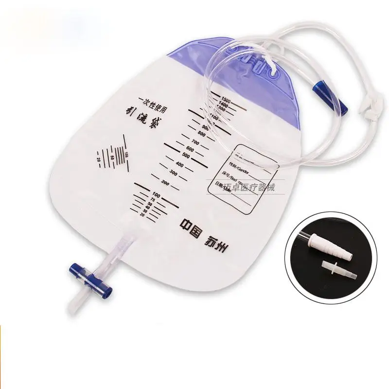 Силиконовый самовосadherвающийся Мужской Внешний катетер мочеприемник дренаж для