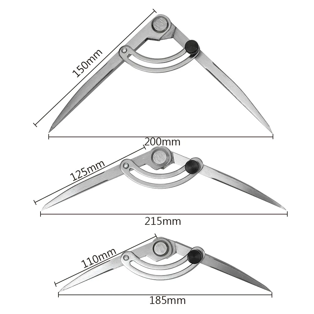 

Leather Metal Craft Making Rotating Tool Adjustable Spacing Compass Edge Creaser Furniture Stitch Sewing DIY Handmade Tool