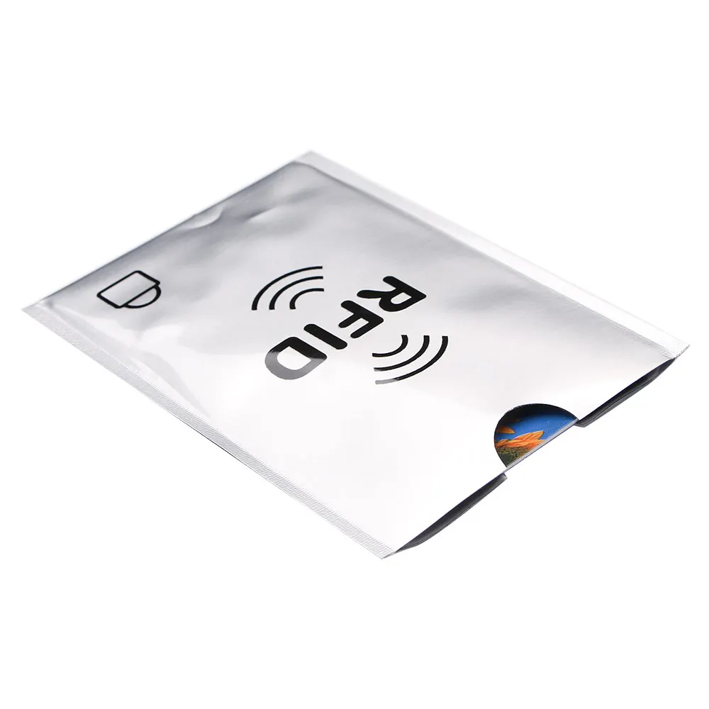 Фото 5 шт. защитный чехол для кредитной карты с блокировкой RFID Канцтовары офиса и дома 5 шт. защитный чехол для кредитной карты с блокировкой RFID Канцтовары офиса и дома