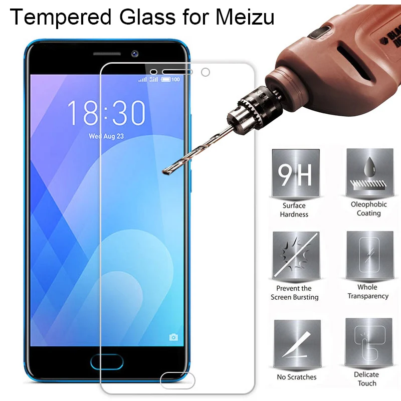 Защитное закаленное стекло для экрана для Meizu M6 Note M6S M6T 9H HD пленка стекло для Meizu M5 Note M5S M5C стекло для Meizu M3 Note M3S
