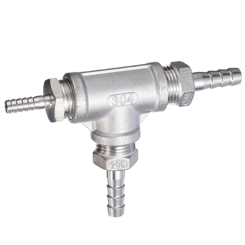 Mayitr 2 микрон камень для диффузии из нержавеющей стали кислородный с 1/4 &quotБарб