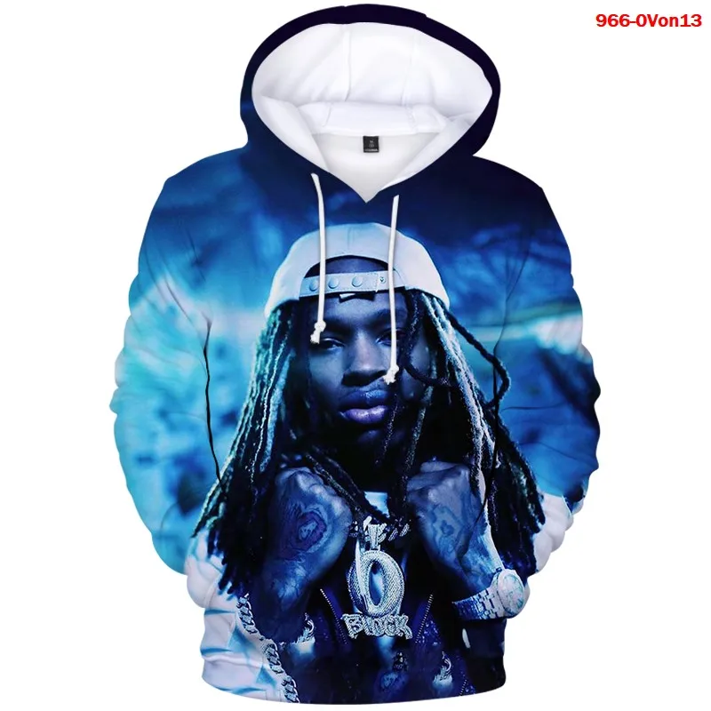 

2021 Fashion 3D Print Hoodies King Von Men Autumn Casual Hoodie Hip Pop Sweatshirt Women Rapper King Von Streetwear Clothes