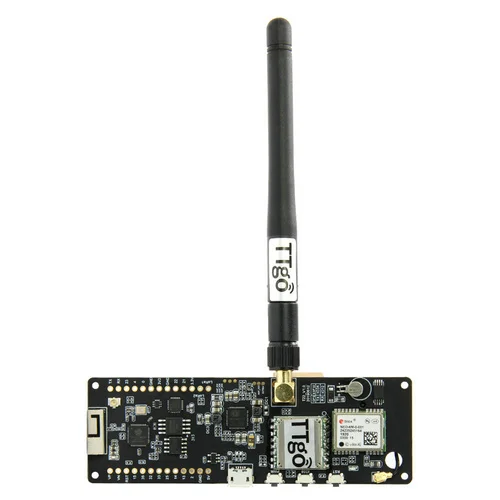 923MHZ TTGO Т-образной балки V1.0 ESP32 433/868/915/923 МГц Wi-Fi Беспроводной Bluetooth ESP32 gps NEO-6M SMA LORA 32 18650 Батарея держатель с SoftRF - Цвет: 923MHZ