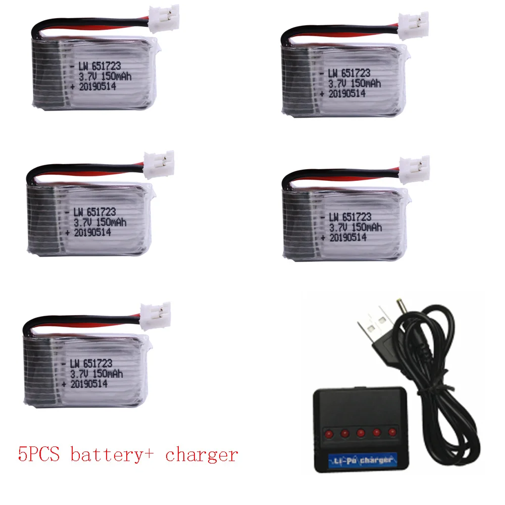 Аккумулятор Lipo 3 7 в 150 мАч +(5ni1) зарядное устройство для E010 E011 E013 F36 H36 CX-95 NH010