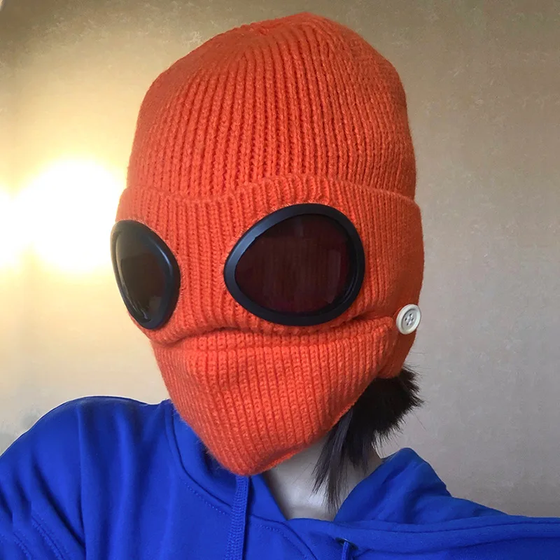 Зимняя Вязаная Шапка-бини для детей и взрослых | Аксессуары одежды