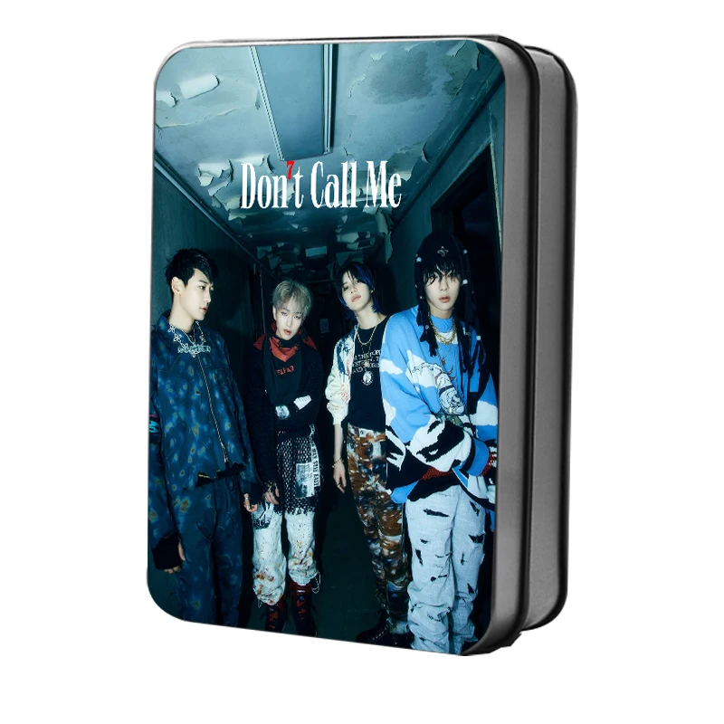 

Альбом Kpop SHINee 7th Don't Call Me Polaroid Photo Lomo Card K-pop SHINee Fans Collection, подарочные карточки в металлической коробке 40 шт./кор.