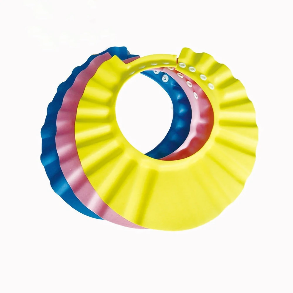 

Soft Baby Kids Children Shampoo EVA Bath Shower Cap Hat Wash Hair Shield 3 Color