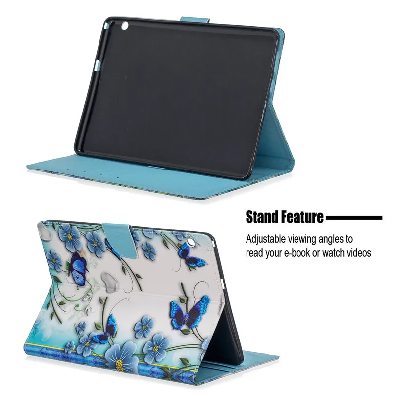 Чехол для Huawei MediaPad T3 10 чехол Kawaii единорог кот девочки цветок окрашенный
