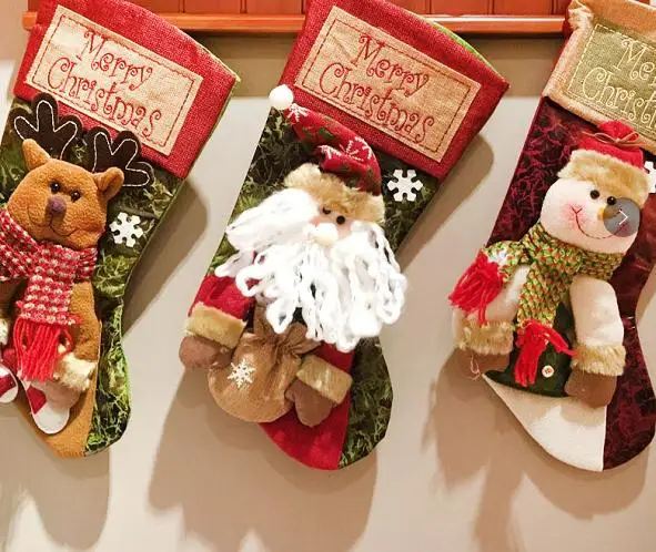 

Decorative gifts Santa snowman socks Christmas decorative gift bag