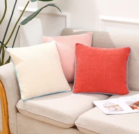 pure color wool knitted throw pillowcase 44cmx44cm trim cushion beige pink decorative pillowcase for sofachairs home cushions