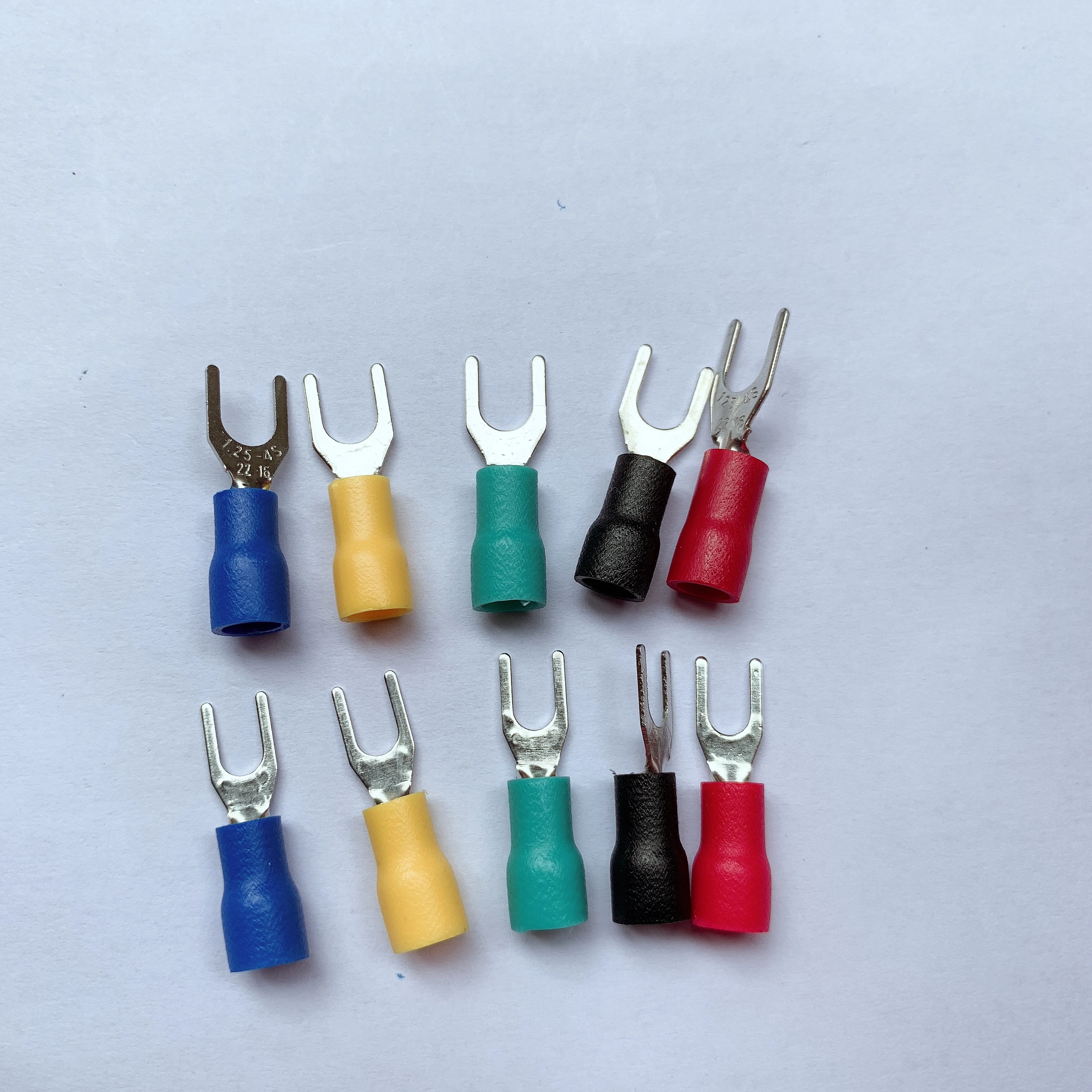 50pcs SV2-3 SV2-4 SV2-5 SV2-6 Wire connector Fork Spade Crimp Insulation Terminal Cable Connector terminal 1.5-2.5mm2 | Обустройство