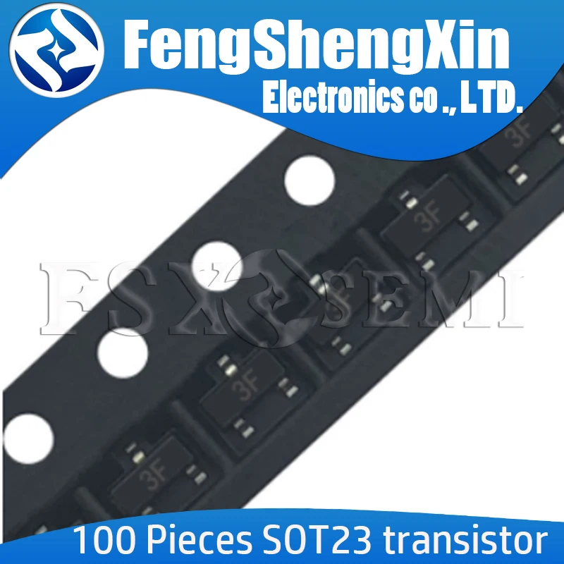 ТРАНЗИСТОР BC846B BC847B BC847C BC848B BC856B SOT23 100 шт. новый транзистор с функцией BC857B bc848c|Диоды|