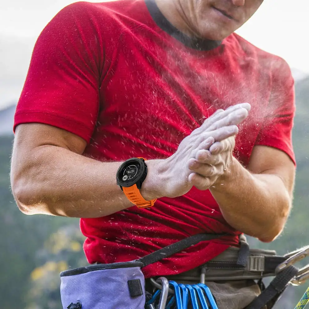 

YAYUU Watch Strap for Fenix 3 Bands 26mm Width Soft Silicone Watch Bands Replacement for Fenix 3 / Fenix 3HR Smartwatches