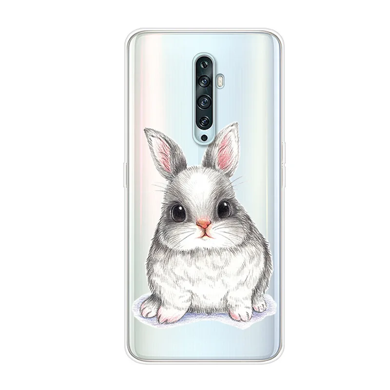 Для OPPO Reno2 Z чехол ТПУ силиконовый мягкий мультяшный Прозрачный для F задняя