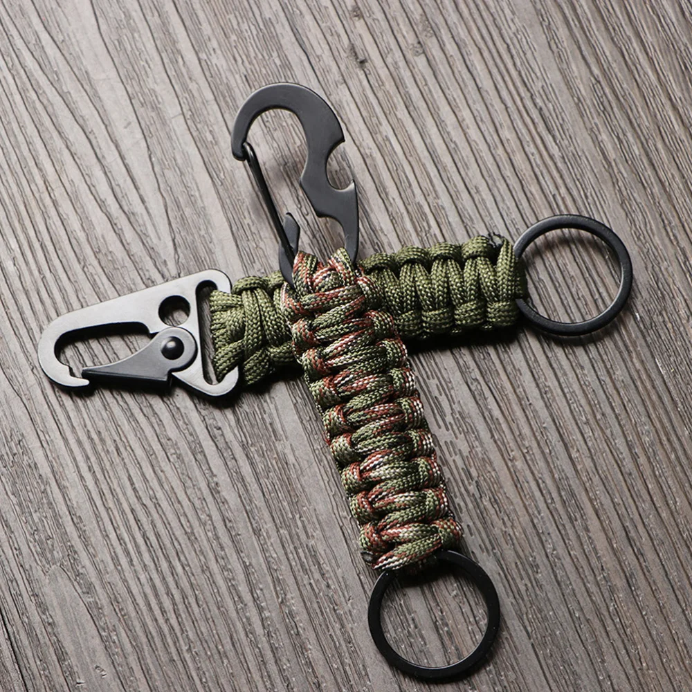 

8Pcs Climbing Carabiner Buckle Outdoor Camping Keychain Multifunctional Buckles