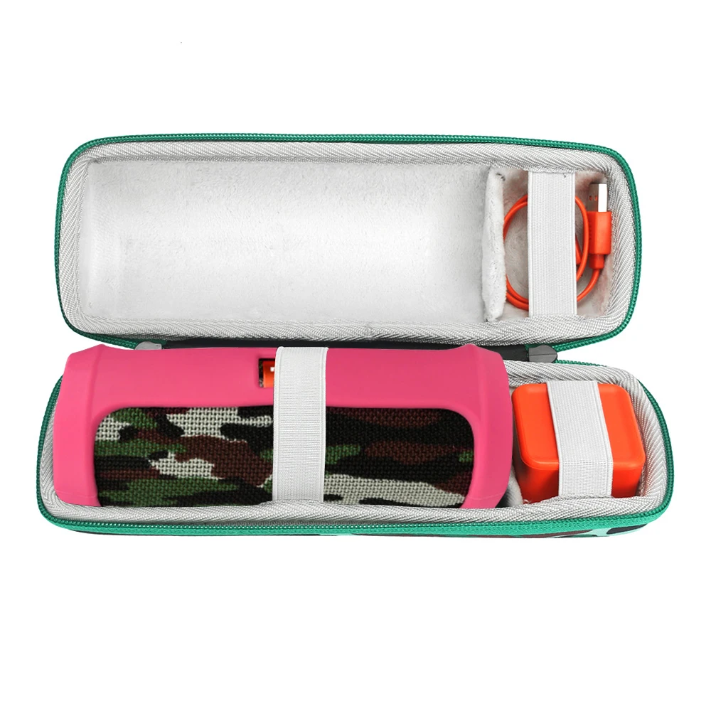 2 в 1 камуфляжная EVA жесткая Портативная сумка для хранения+ Мягкий силиконовый чехол для JBL Flip 4 Bluetooth чехол для динамика для JBL Flip 4 колонки