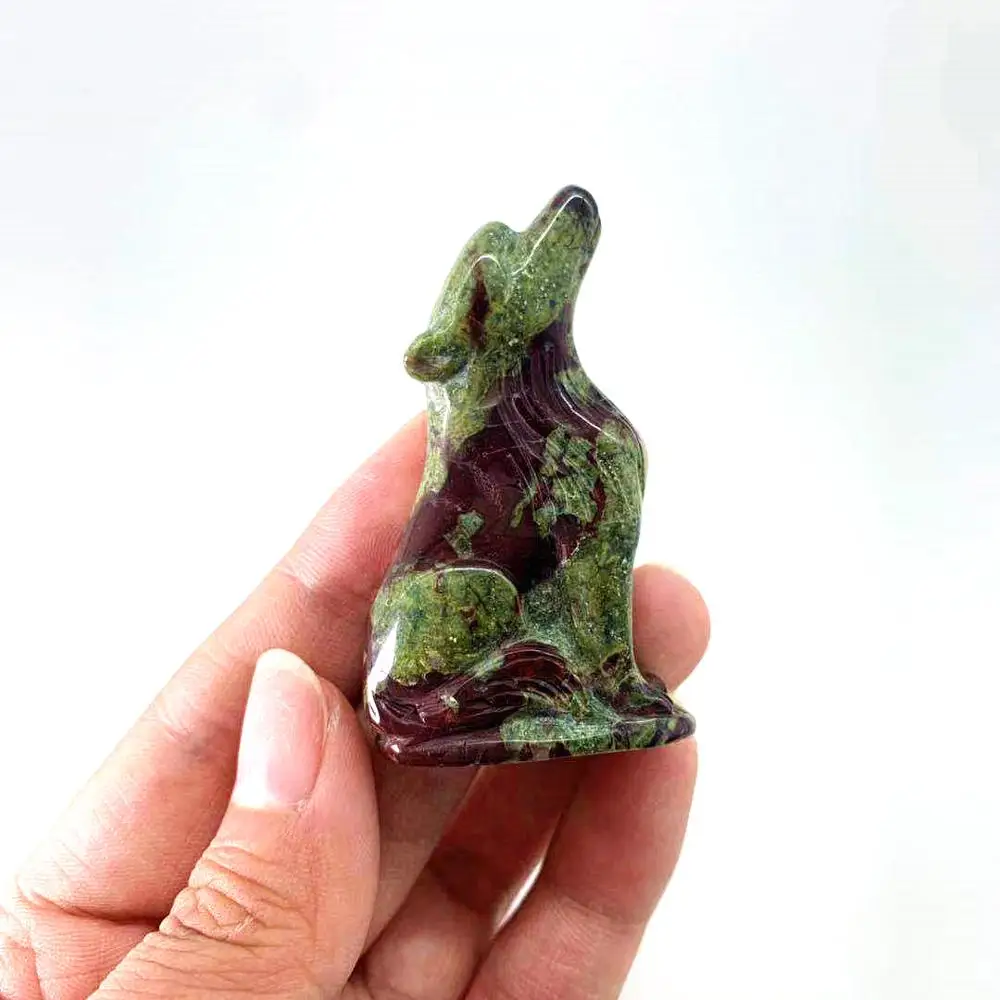 2 дюймов натуральный с украшением в виде кристаллов животными и драконами