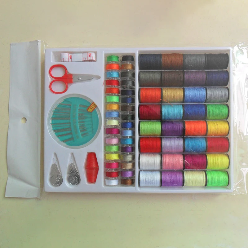 100 шт./компл. Пластик катушка с нитками нить швейная для машинной комплект шпульки