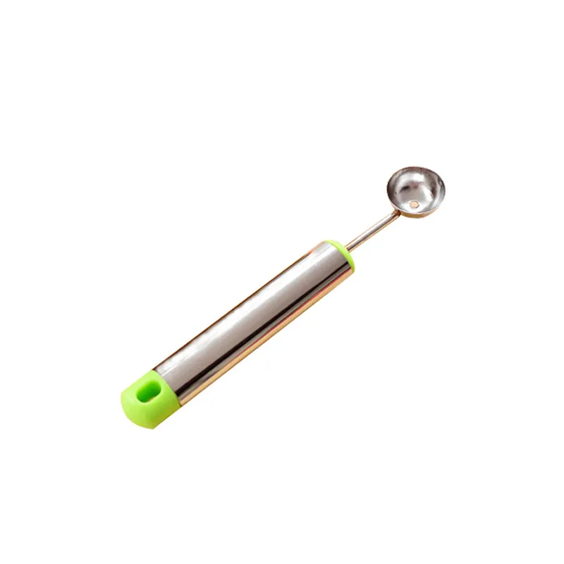 

3 pieces stainless steel fruit digging ball ice cream digging ball spoon watermelon spoon digging fruit ball spoon multifunction