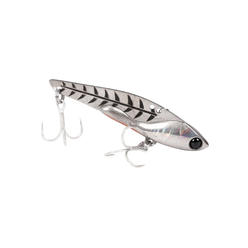 Металлическая Вибрирующая приманка 23 г 75 мм с трехмерными глазами искусственная