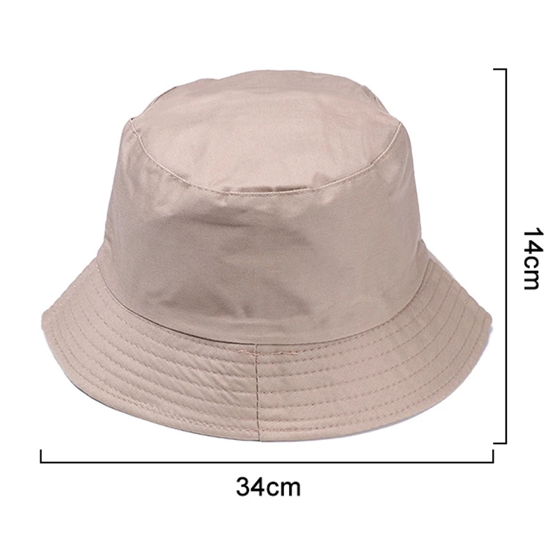 

Summer Foldable Bucket Hat Unisex Women Outdoor Sunscreen Cotton Fishing Hunting Cap Men Basin Chapeau Sun Prevent Hats