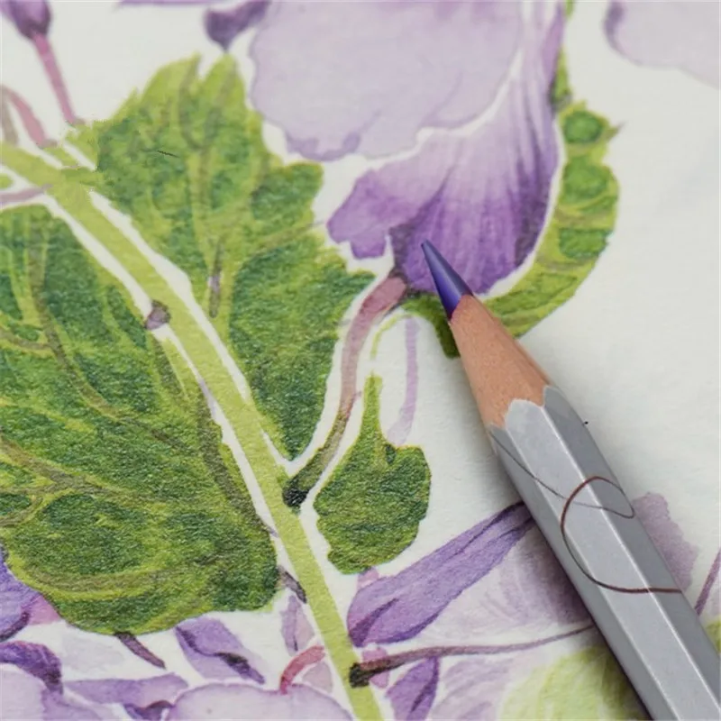 Профессиональный водорастворимый цветной карандаш 24/36/48 lapis de cor Премиум мягкий