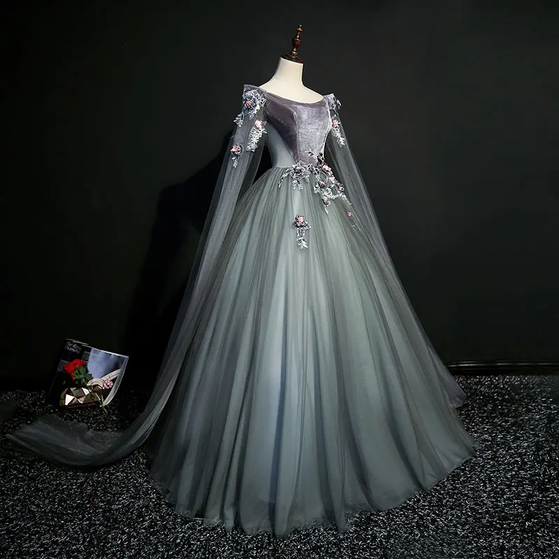 

Платье Королевы возрождения викторианская красавица бальный костюм темно-серого цвета коронация 18-го века Косплей бальное платье средневе...