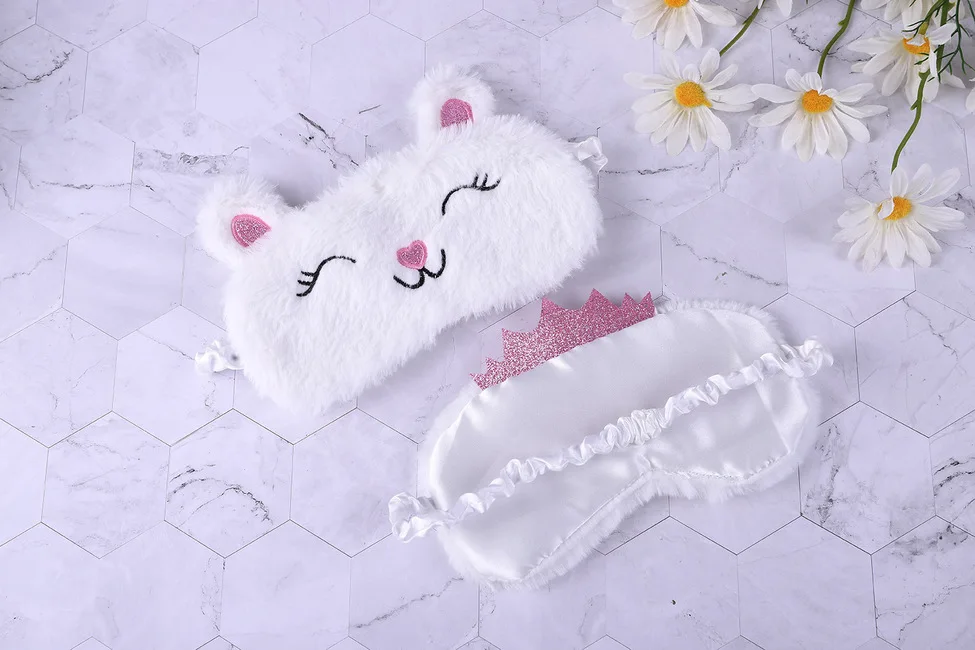 1 шт. маска на глаза для сна с мультяшными животными | Красота и здоровье