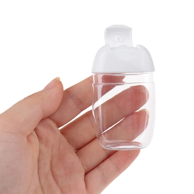 

10Pcs/Lot 30ML Portable Traveling Refillable Bottle Silicone Hand Sanitizer Perfume Holder Mini Cute Empty Bottle