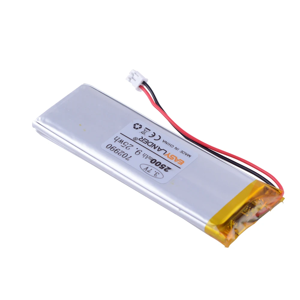 702990 3,7 V 2500mAh перезаряжаемый литий-полимерный аккумулятор для GPS Bluetooth спикера DIY PAD Power Bank Tablet PC навигация 703090 (art.: 7a760658d) - 7a760658d