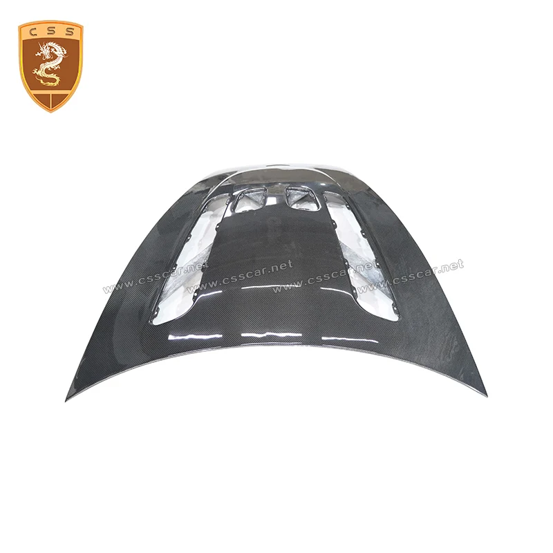 

For Aston Martin V8 and V12 Real Carbon Fiber Hood Bonnet Cover Front OM Style