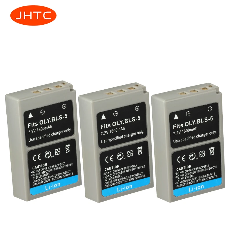 PS BLS5 BLS 5 аккумулятор для Olympus OM D ручка E M10 PL2 PL5 PL6 stystylus1 PL7 1800mAh батарея|Цифровые