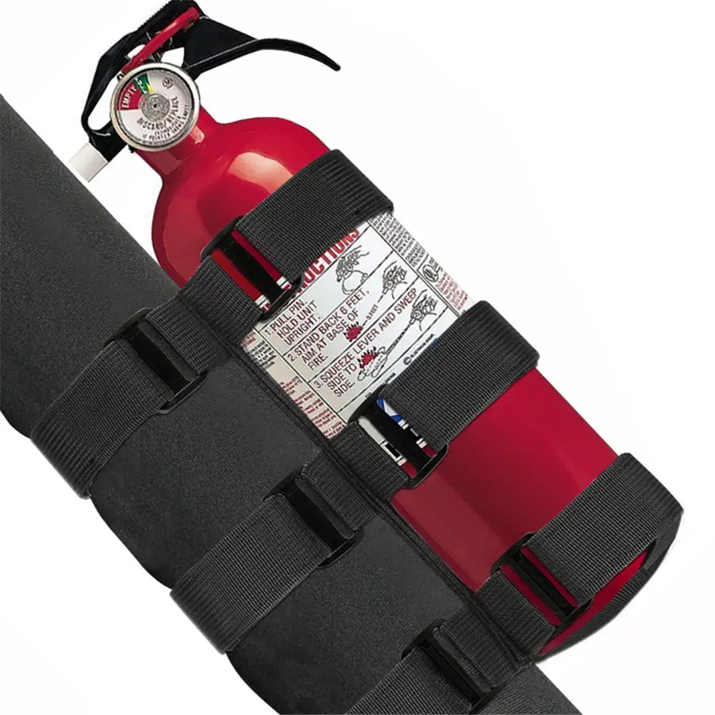 Fire Extinguisher Holder Adjustable Roll Bar Mounted Car Strap For Jeep Wrangler JK JKU JL 2007-2018 |