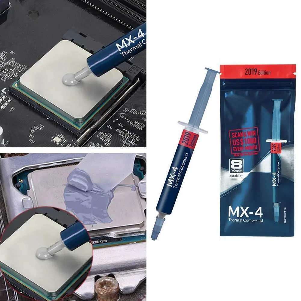 MX 4 2g 4g MX4 процессор процессорный кулер вентилятор охлаждения Термальность смазка