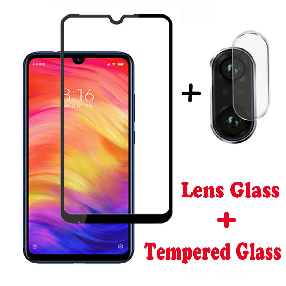 Закаленное стекло для Xiao mi redmi note 8 Pro стекло на xio mi redmi note 7 Pro K20 8 7s 7a mi A3 задняя защита для экрана камеры