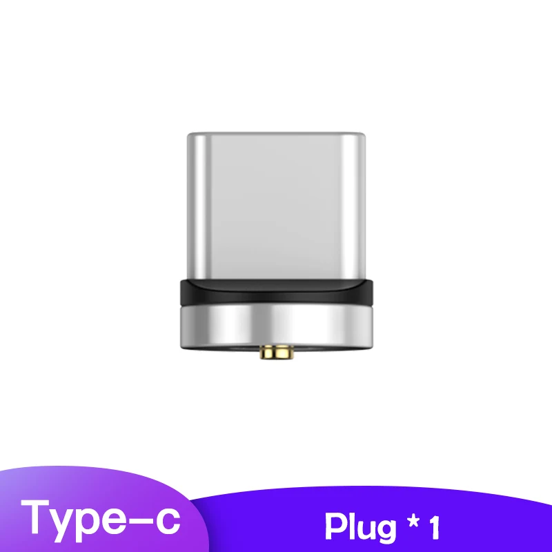KUULAA Магнитный Micro usb type C кабель для iPhone Xiaomi Android мобильный телефон Быстрая зарядка USB кабель магнит зарядное устройство провод шнур - Цвет: For Type-C Plug