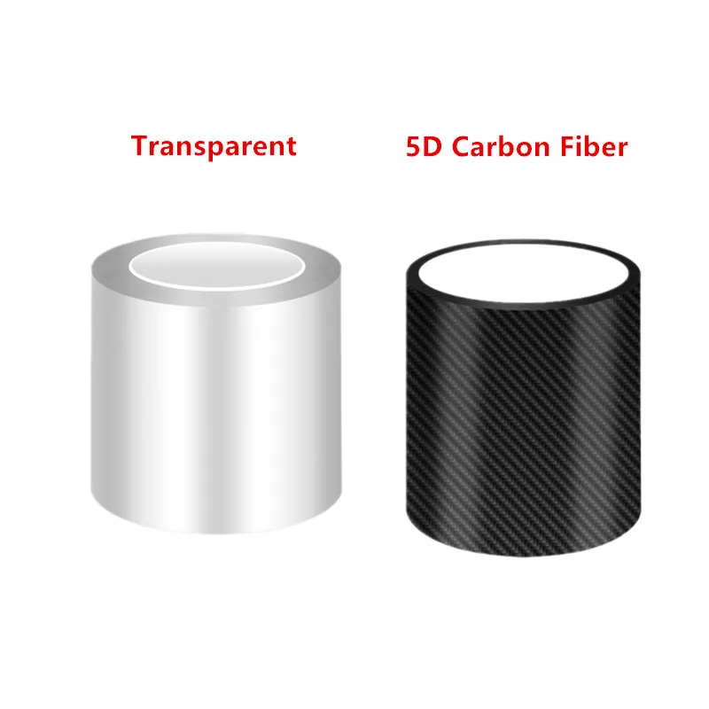 

5D Carbon Fiber or Clear Nano Glue Bicycle & Car Sticker Protector Film Bike Frame Protector 3/5/10M Transparent Tape Film Tool
