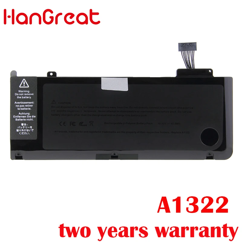 HanGreat A1322 Аккумулятор для ноутбука APPLE MacBook Pro 13 &quotA1278 (2009 2012 год) MB990 MB991 MC700 MC374 MD313 MD101