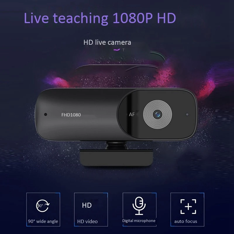 5 миллионов AF Автофокус Webcam1080P сетевая HD прямая трансляция USB Компьютерная камера