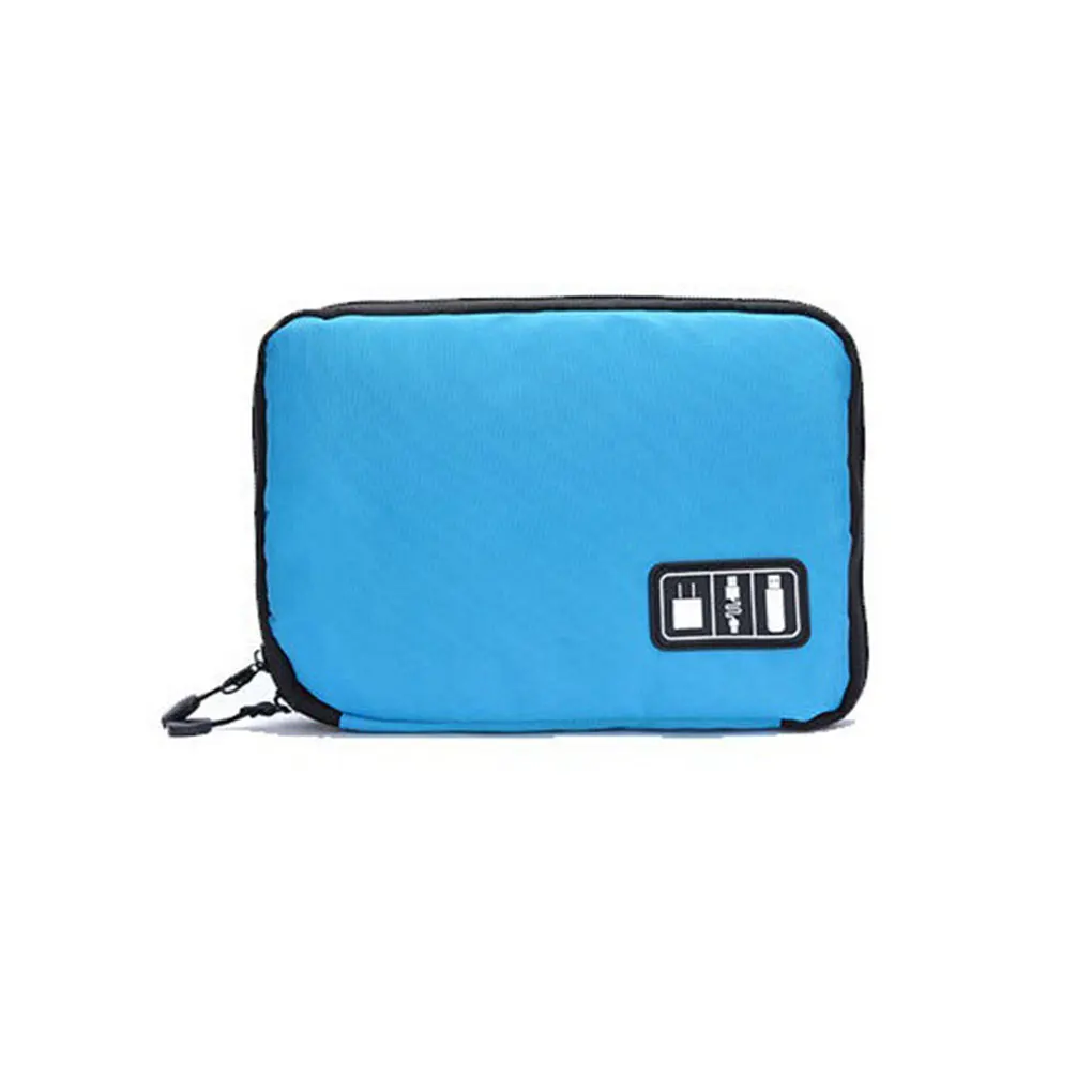 1 Gadget Digital Storage Bag USB Data Cable Organizer Travel Electronic Accessories Pouch Case Power Bank Holder - Цвет: 1