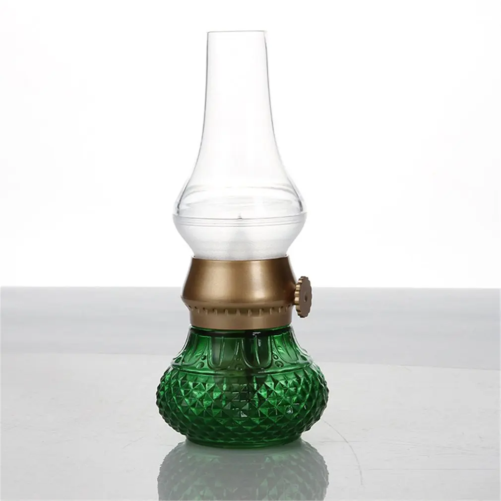 Лампа СИД в ретро стиле с зарядкой от Usb керосиновая лампа античном имитацией