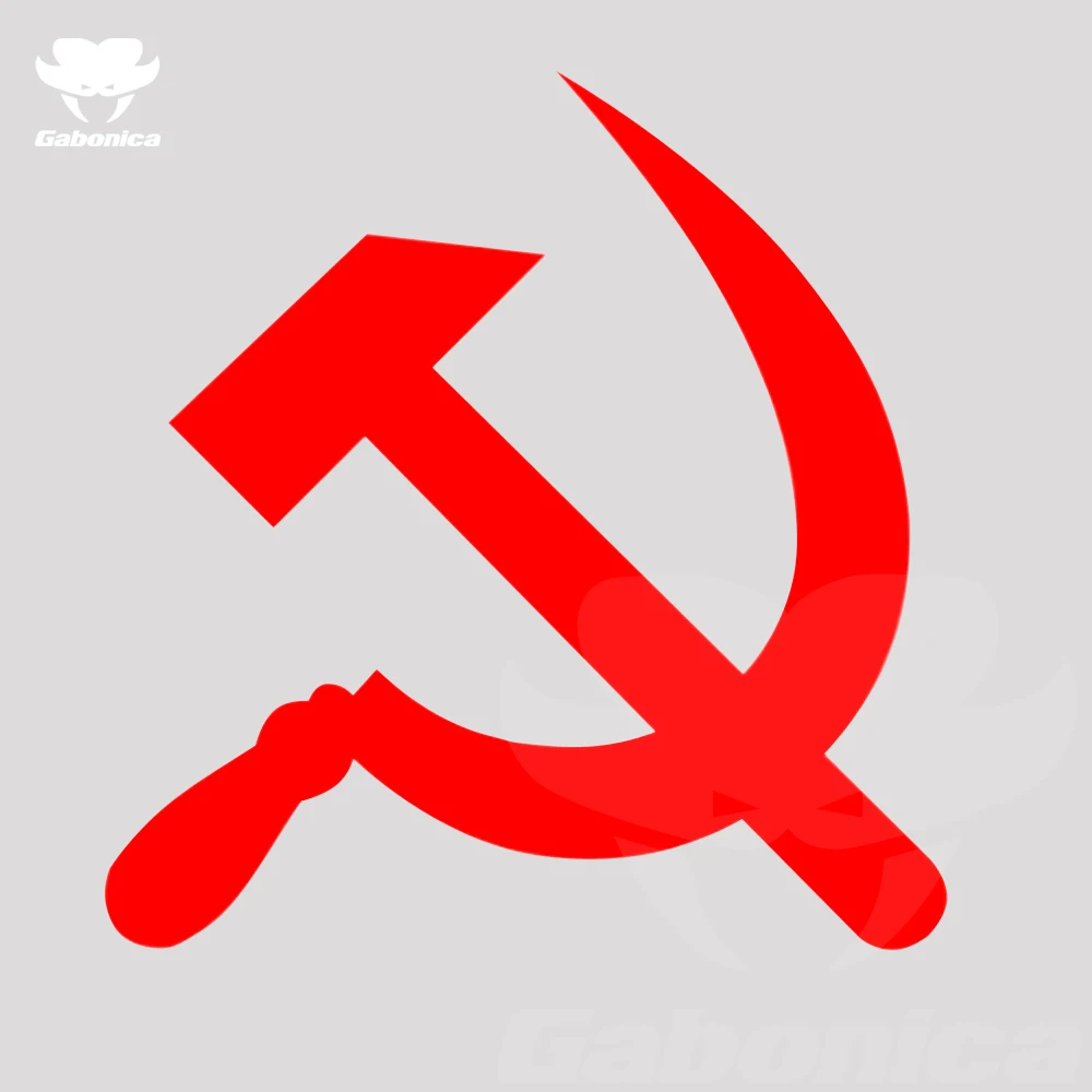 Забавные автомобильные наклейки Hammer and Sickle USSR для Audi BMW Mercedes VW Honda Toyota Lada Jeep Renault