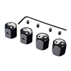 Автомобильные аксессуары, автомобильное колесо крышки стержня вентиля шины для Yin-yang, логотип рыбы для Volvo и Toyota Tacoma Hilux, BMW Z4 M3, Mazda, Mitsubishi