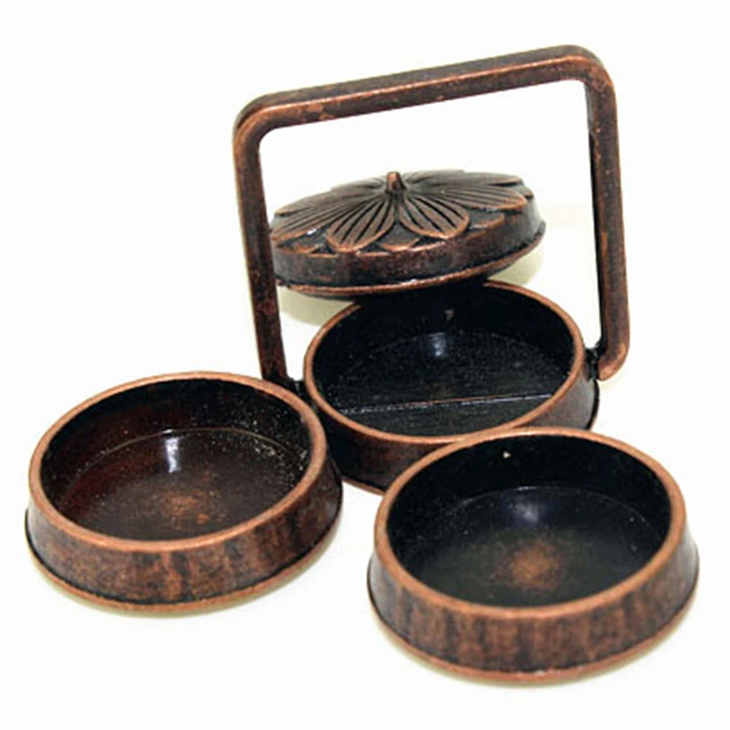 

New Arrival 1:12 Miniature Retro Rice Basket Dollhouse Diy Doll House Decor Accessories