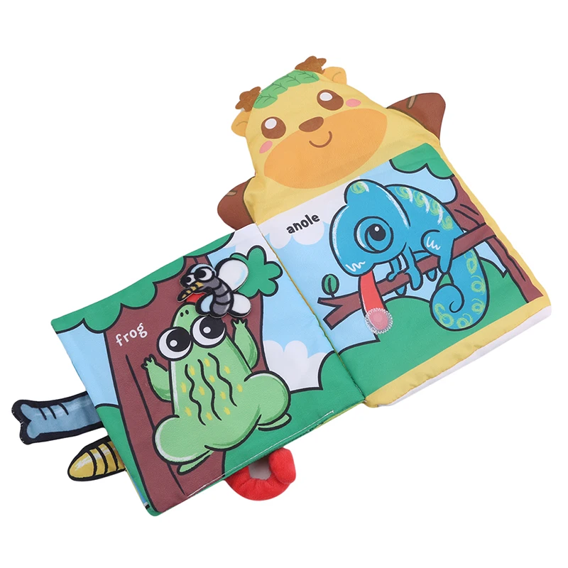 Hot Sale Hand Puppet Tail 3D Cloth Book Early Education Cartoon Animal Toy for Development of Baby | Игрушки и хобби