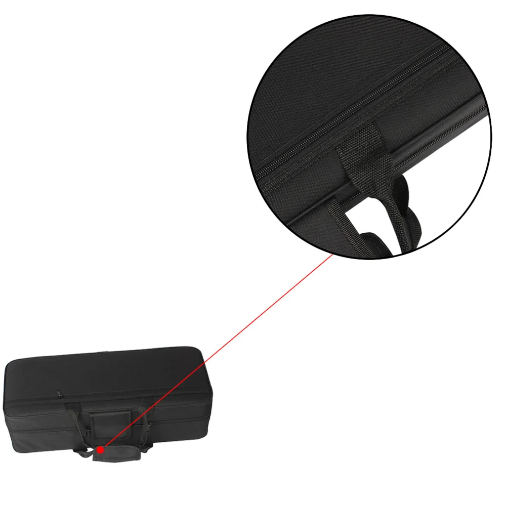 

Oxford Cloth Trumpet Gig Bag Case Waterproof Trumpet Backpack for Trumpet Player with Adjustable Shoulder Straps (Black)