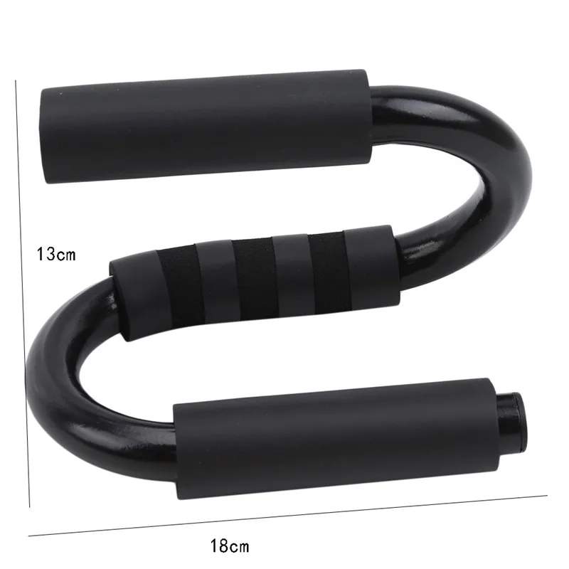 

S Shape Push Up Stand Aluminium Push-Ups Stands Bars Tool Voor Fitness Borst Training Apparatuur Exercise training